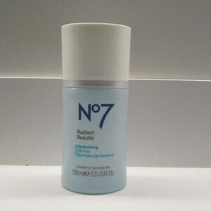 No 7 radiant results revitalizing oil free eye makeup remover 3.3 Oz